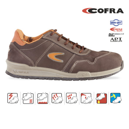 Cofra — Pantoful de protectie cu bombeu de aluminiu si lamela