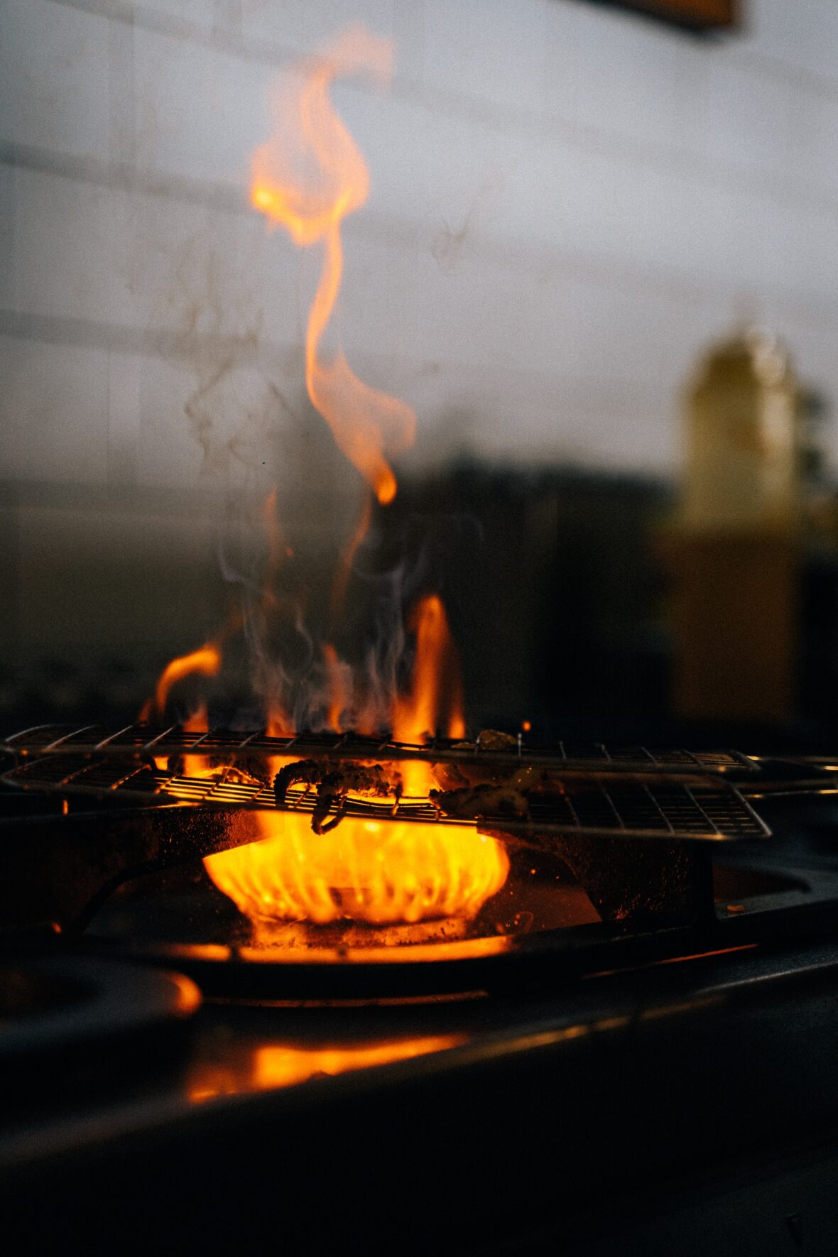 How to Put Out a Kitchen Fire Because OMG FLAMES